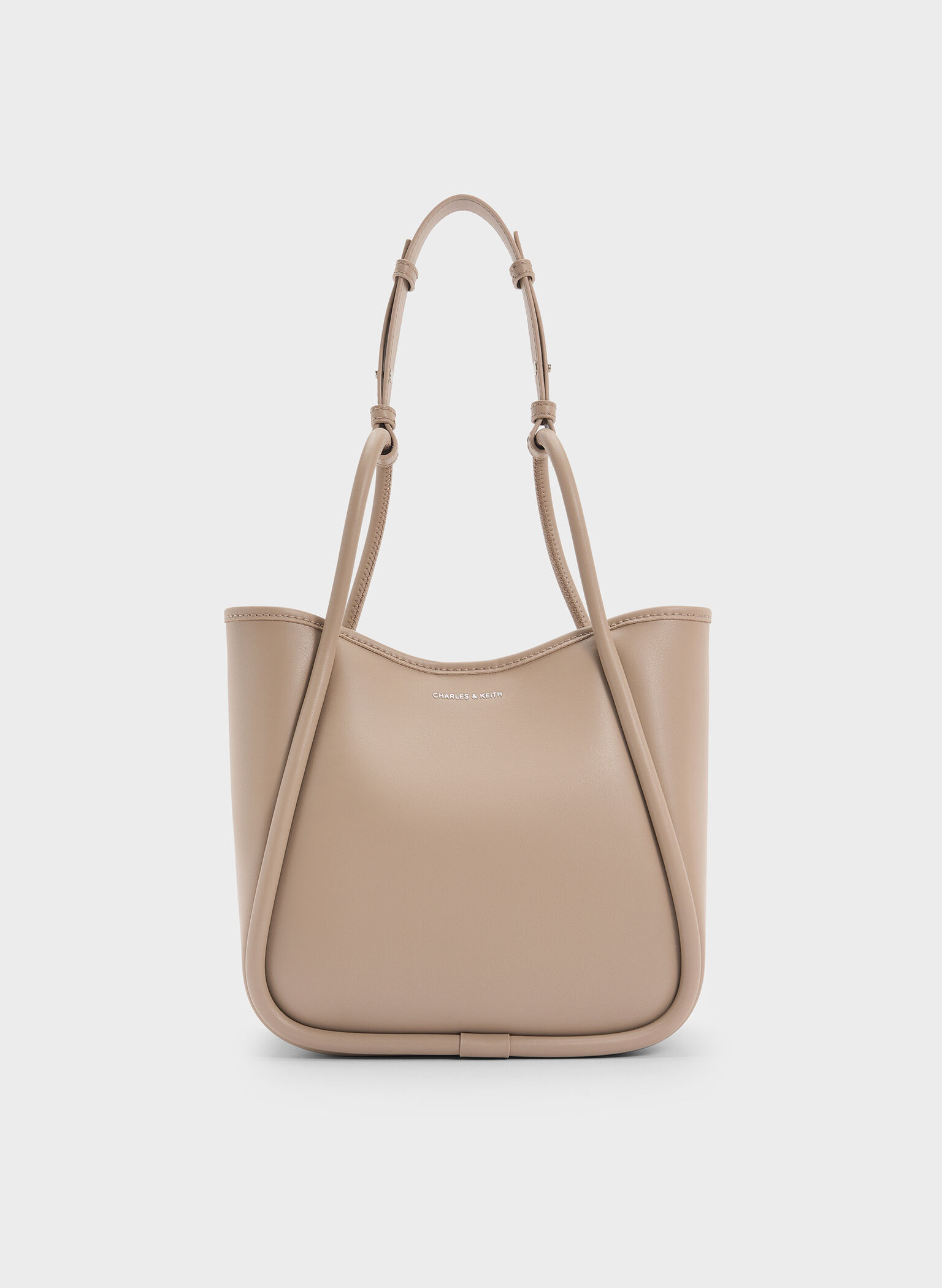 Mini Lyla Tubular Tote Bag, Taupe, hi-res