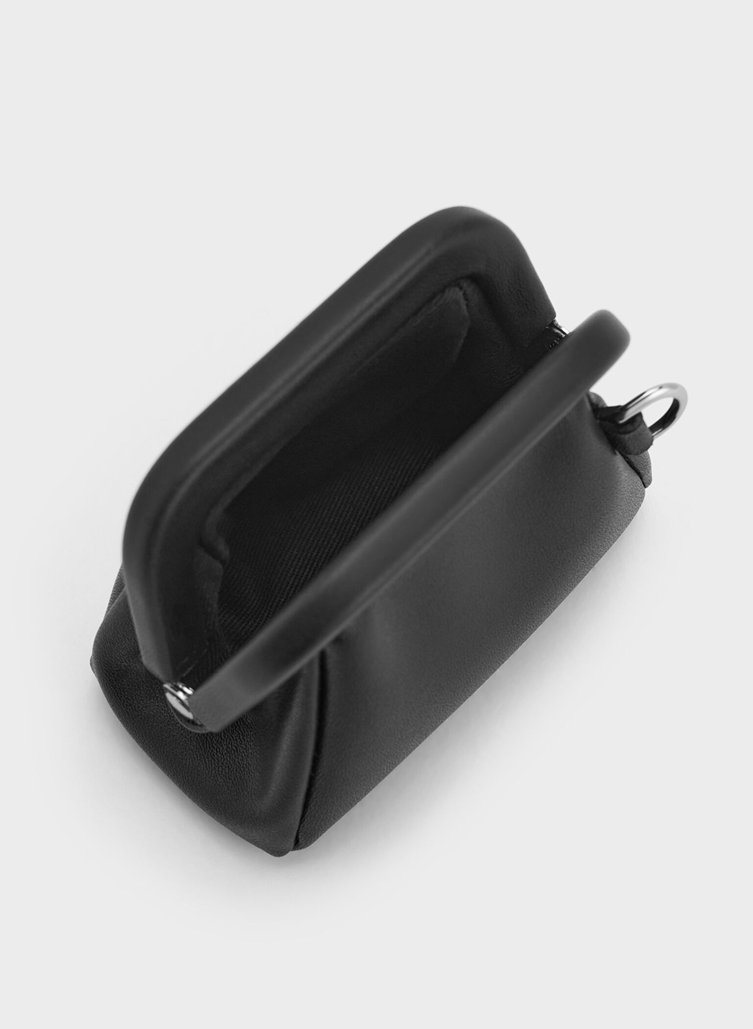 Bow Micro Bag Charm, Noir, hi-res