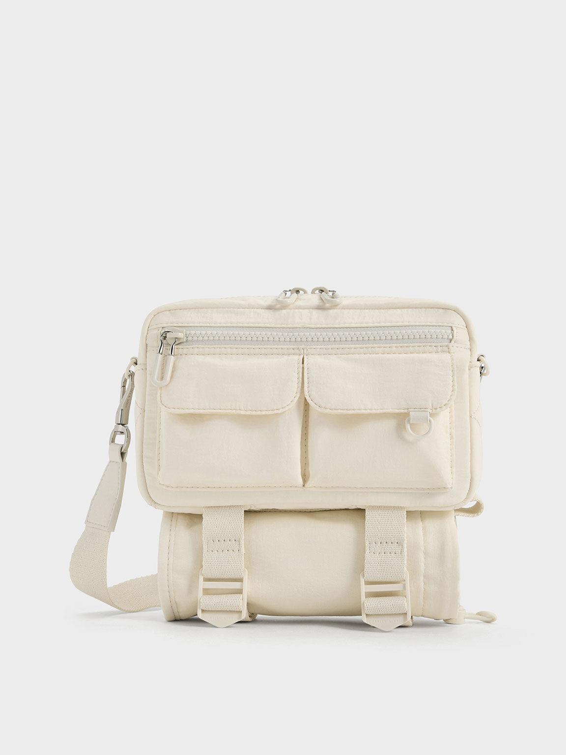 Multi pocket crossbody bag hotsell