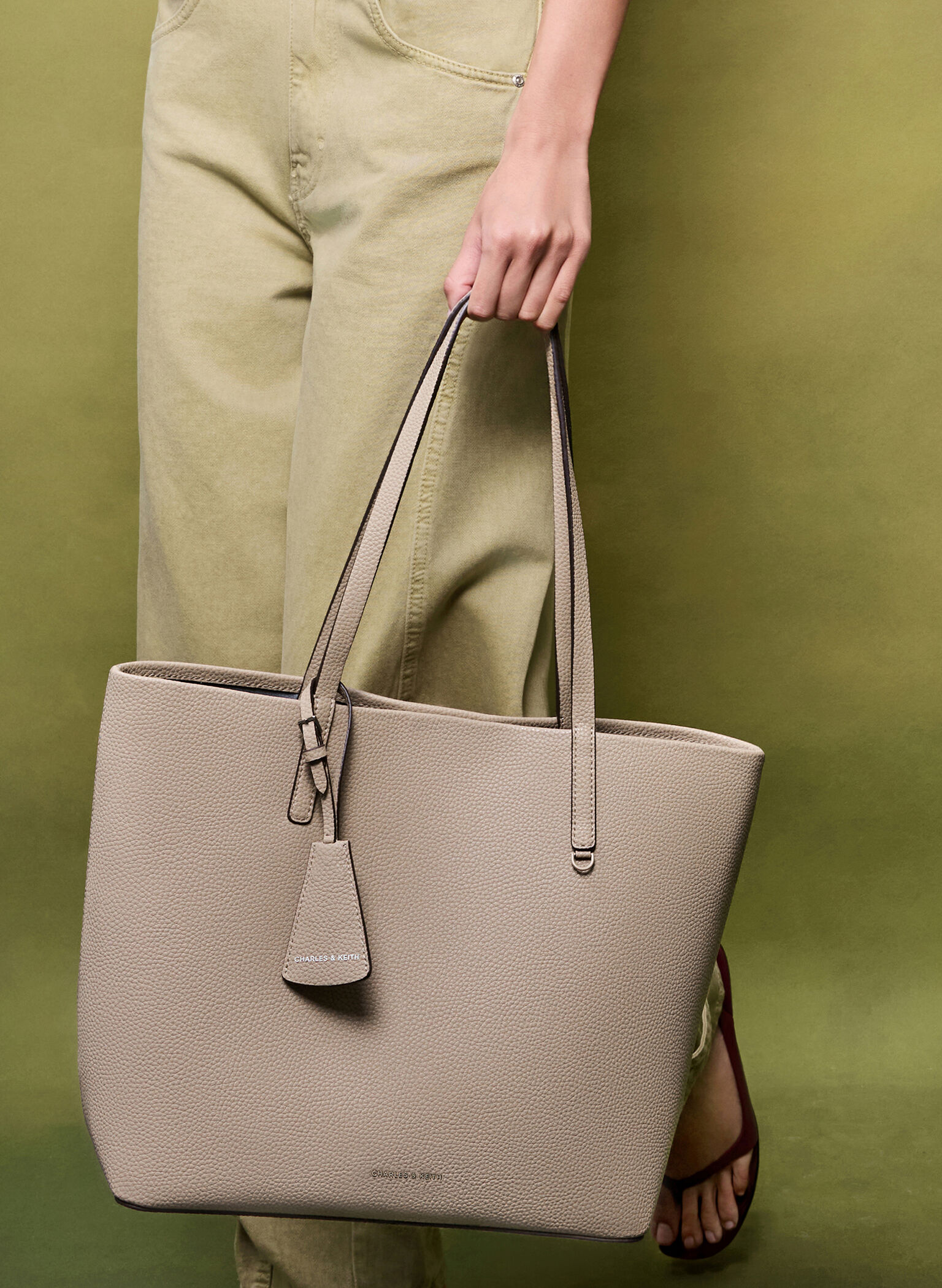 Beryl Tote Bag, Taupe, hi-res