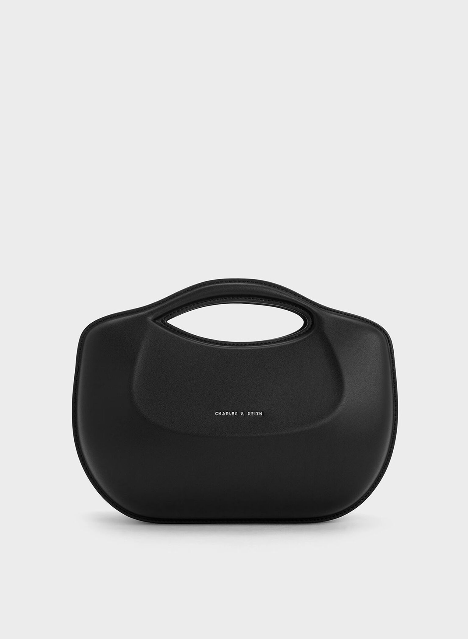 Cocoon Curved Handle Bag, Noir, hi-res