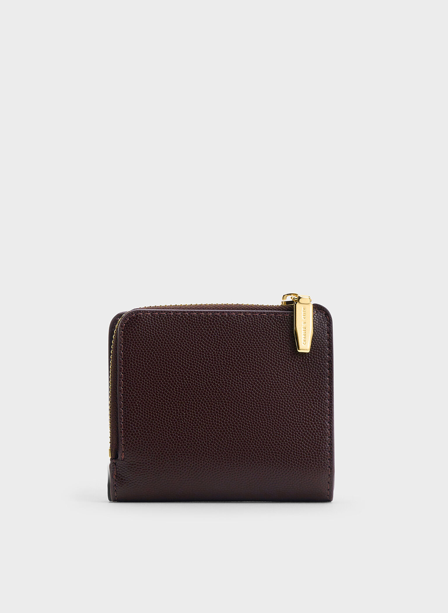 Keely Top Zip Small Wallet, Plum, hi-res