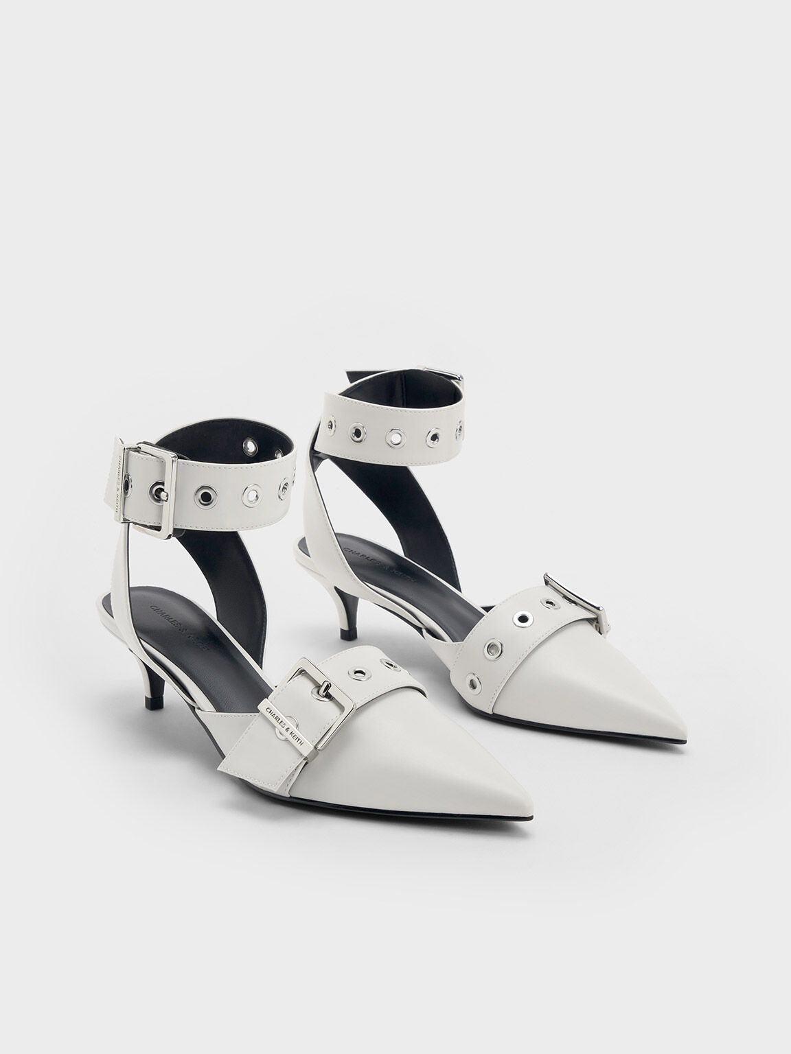 White kitten clearance heels uk
