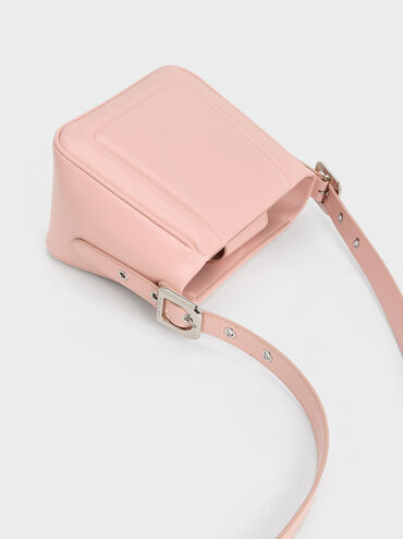 Petra Boxy Bucket Bag, Pink, hi-res