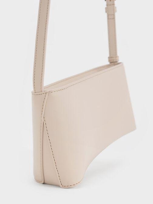 Wisteria Elongated Shoulder Bag, Oat, hi-res