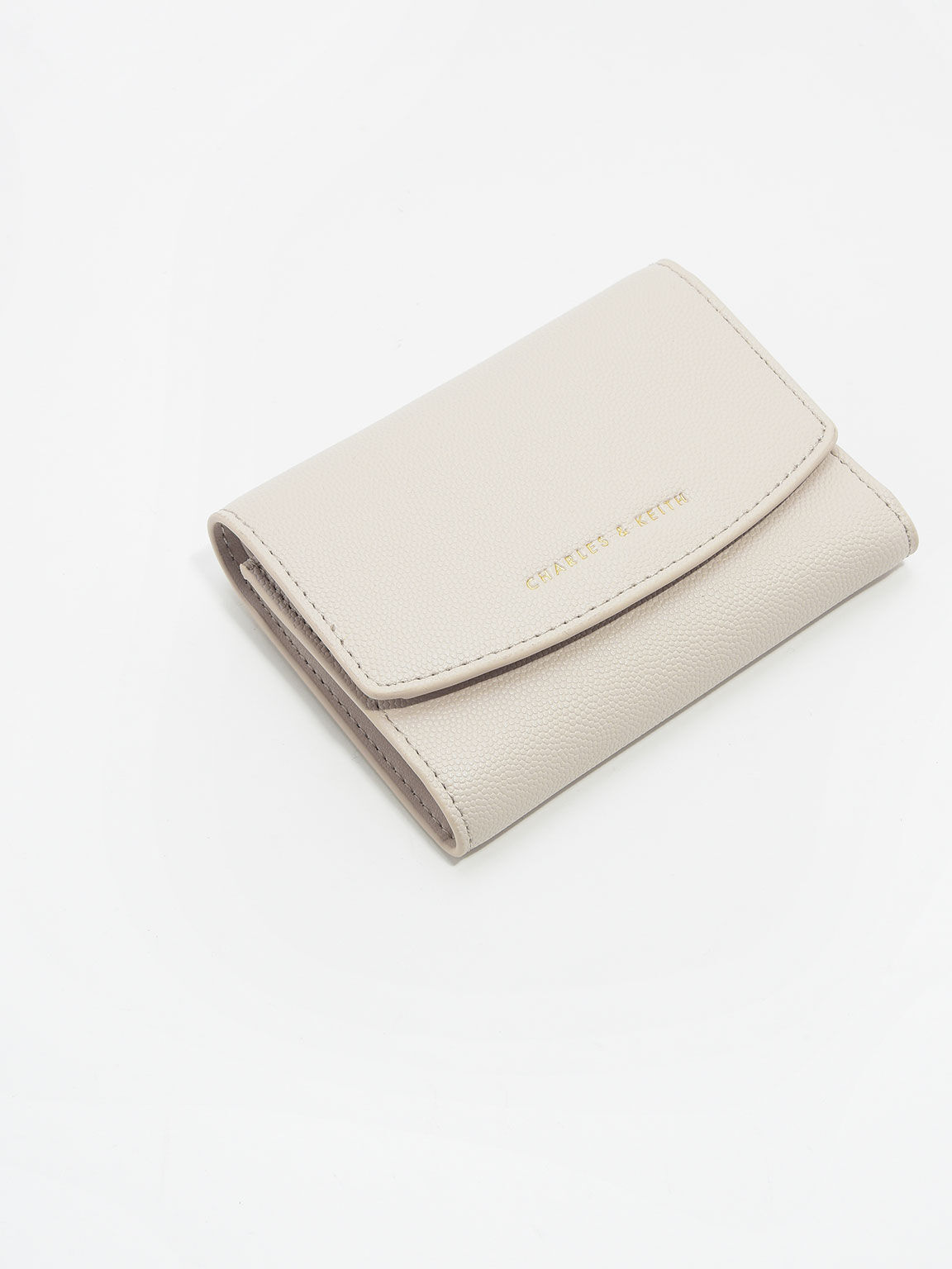 Mini Front Flap Wallet Ivory