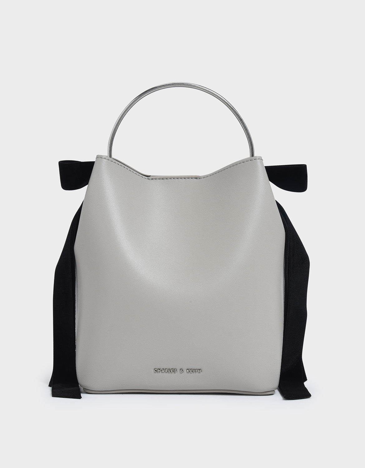 velvet bucket bag