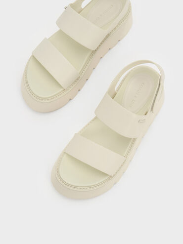 Jadis Chunky Flatform Sandals, Chalk, hi-res