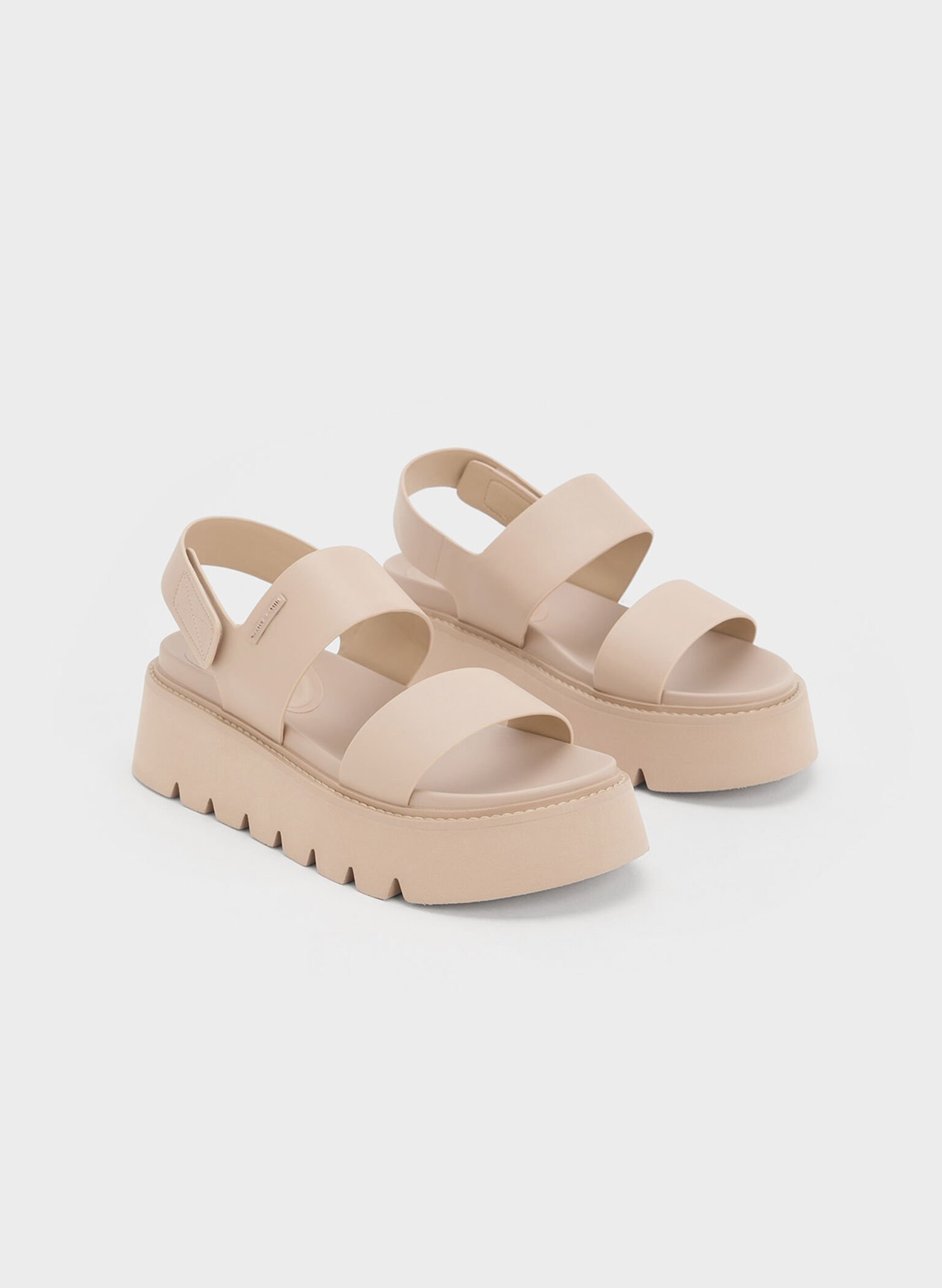 Jadis Chunky Flatform Sandals, Beige, hi-res