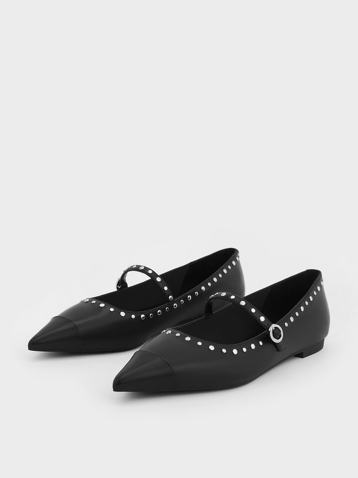 Studded hotsell pointed shoes
