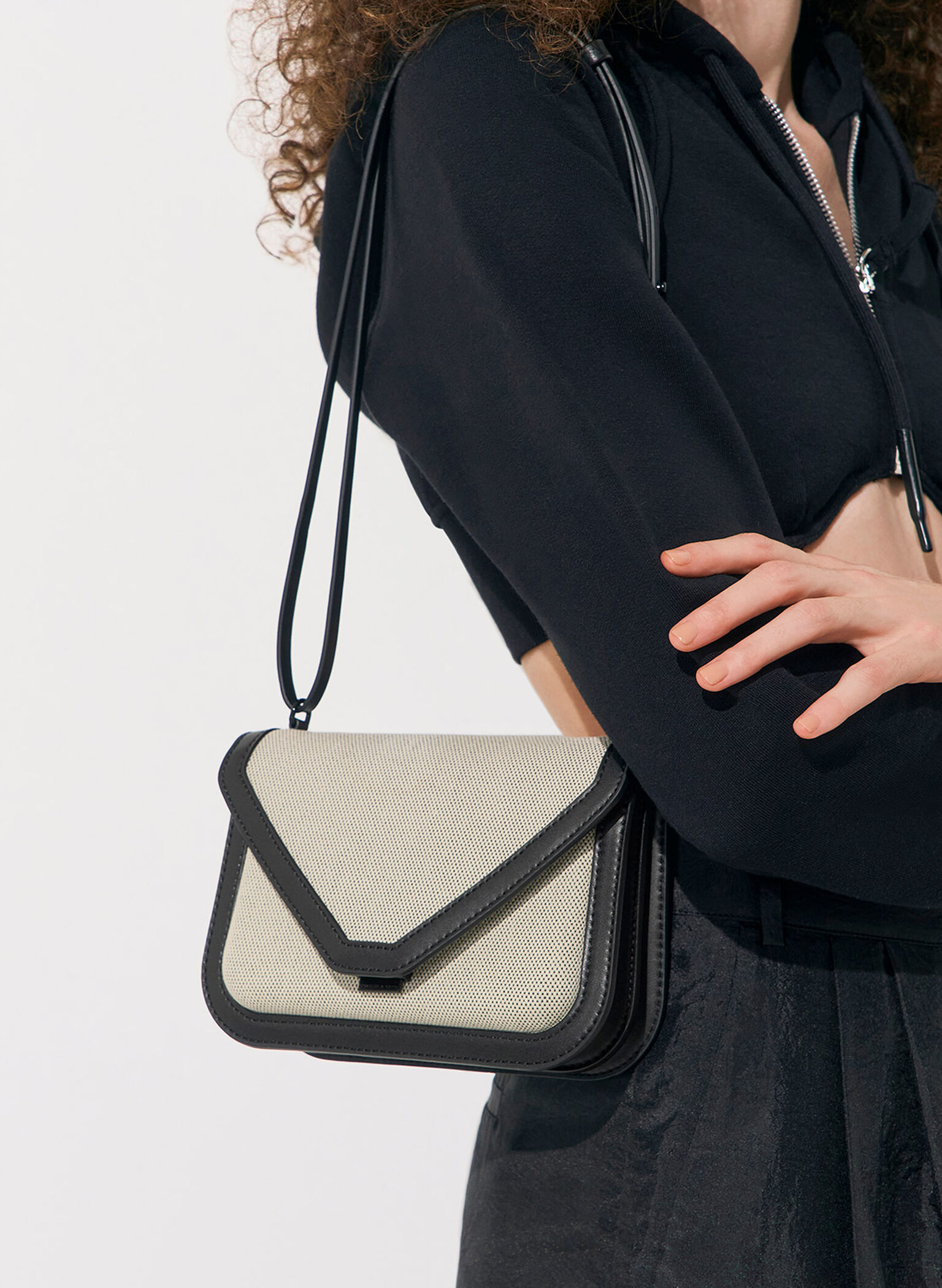 Camelia Canvas Envelope Crossbody Bag, Multi, hi-res