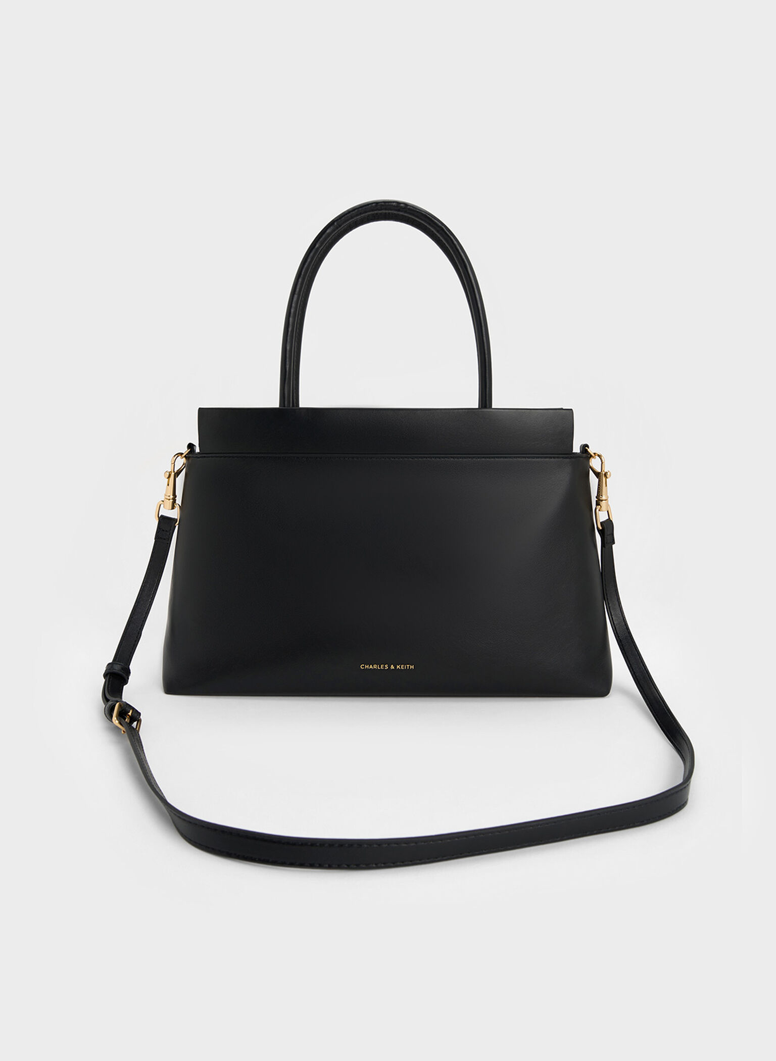 Lennie Top Handle Satchel Bag, Black, hi-res
