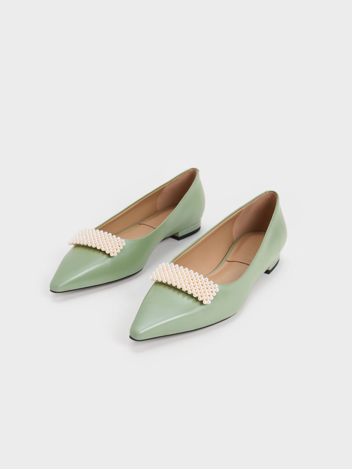 Green Flat Shoes for Women | Shop Online | CHARLES & KEITH UK
