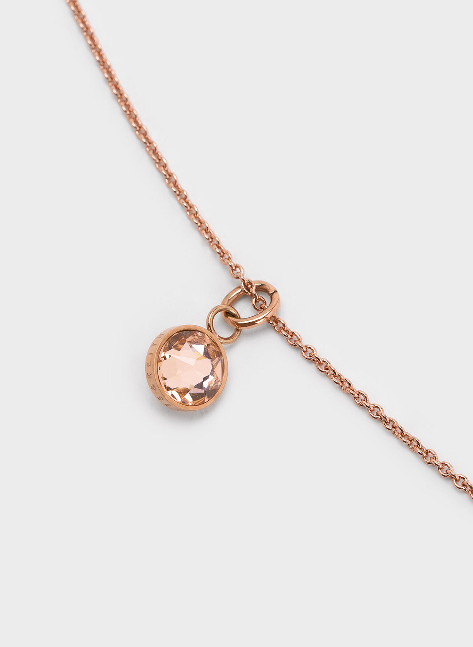 Theodora Crystal Dangle Charm, Rose Gold, hi-res