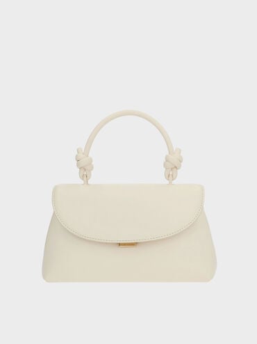 Sammie Knotted-Handle Two-Way Backpack, Cream, hi-res