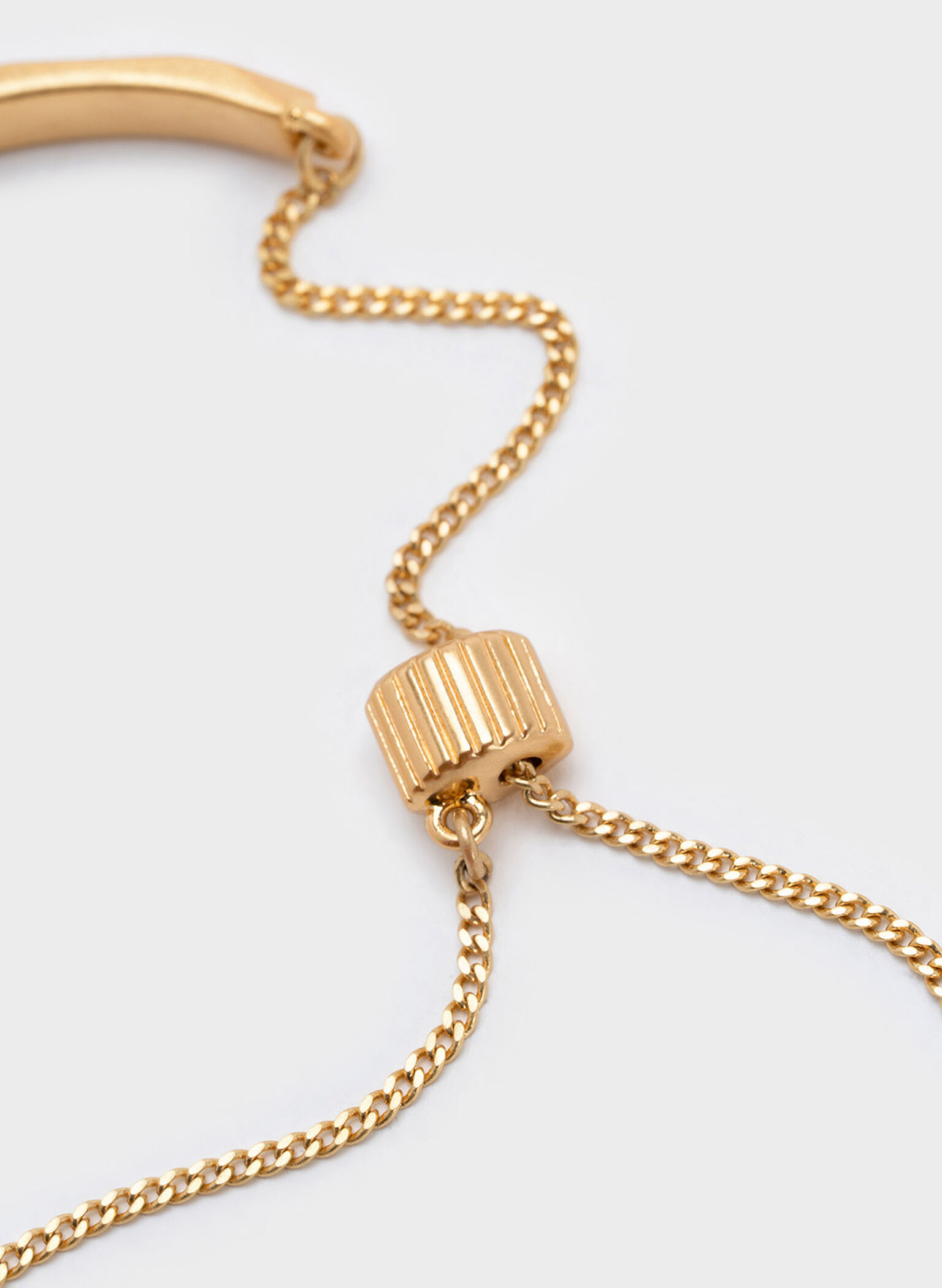 Geometric Cuff Bracelet, Brush Gold, hi-res