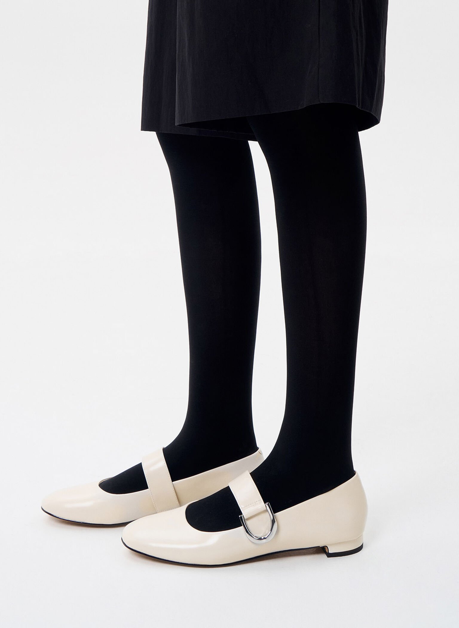 Gabine Leather Mary Janes, White, hi-res