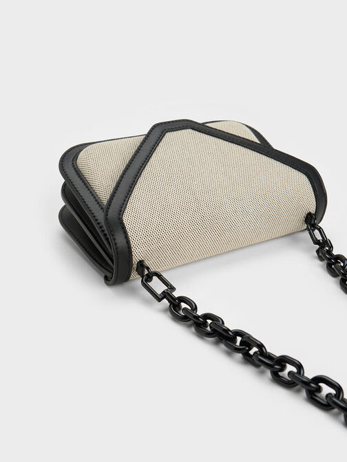 Camelia Canvas Envelope Crossbody Bag, Multi, hi-res