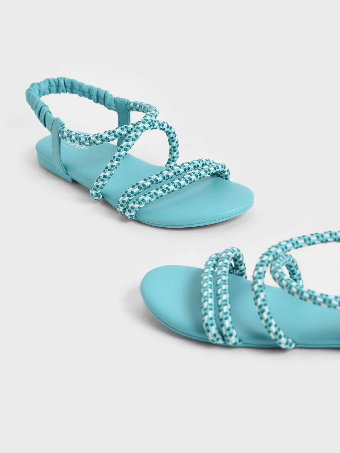 Turquoise discount green sandals