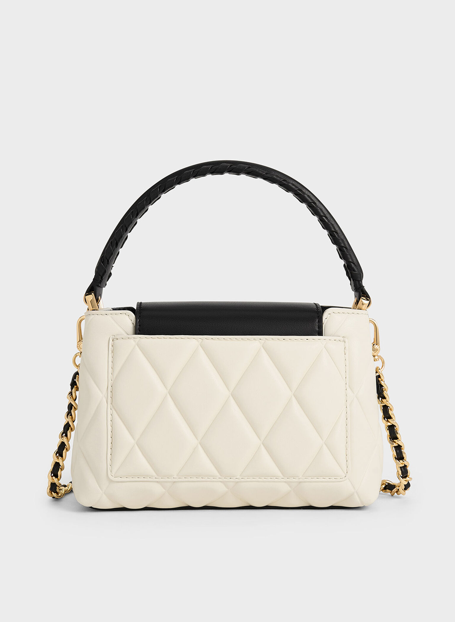 Arwen Quilted Braided-Strap Top Handle Bag, Multi, hi-res