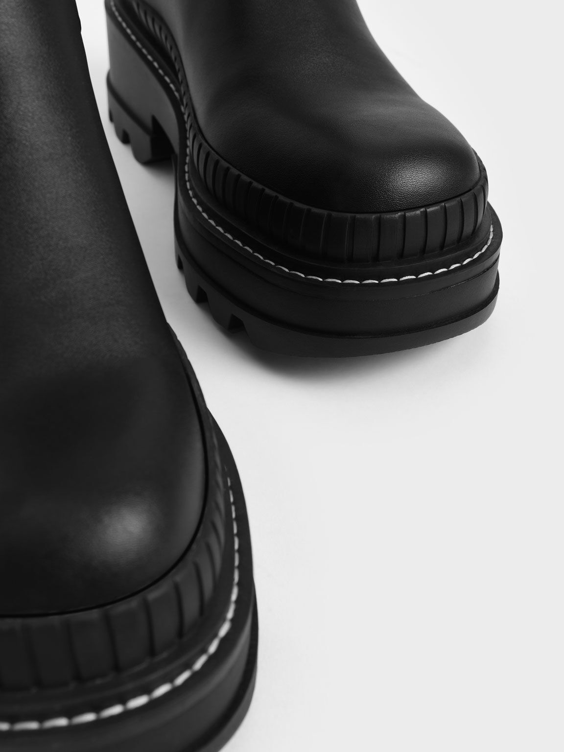 Rhys Chelsea Calf Boots, Black, hi-res