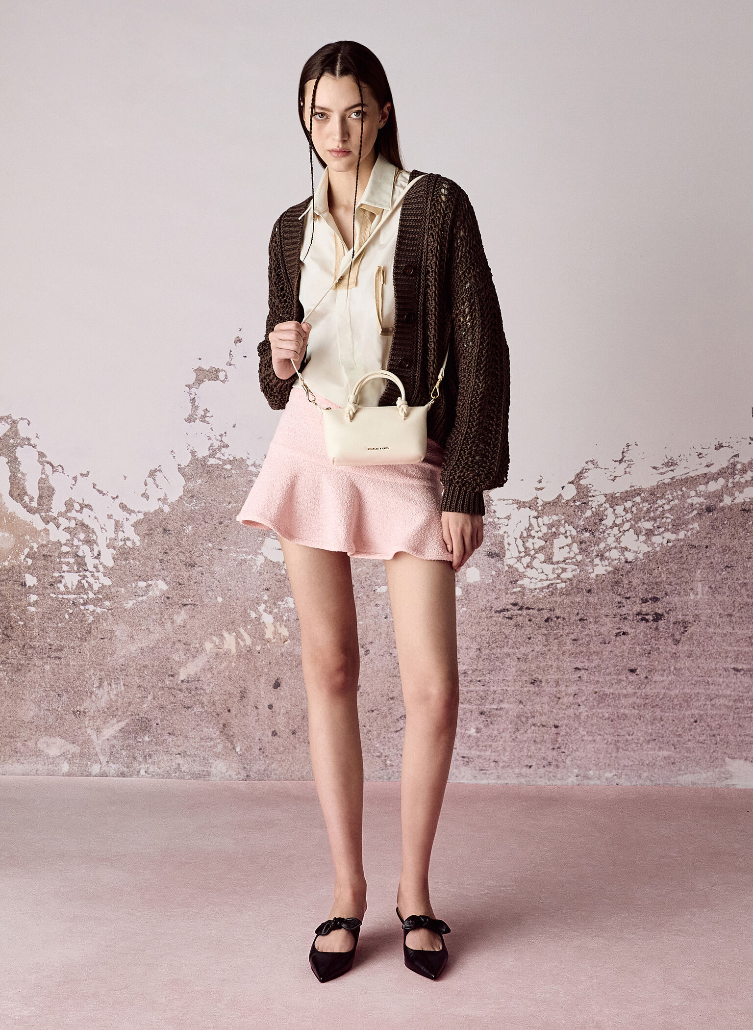 Sammie Knotted-Handle Tote Bag, Cream, hi-res
