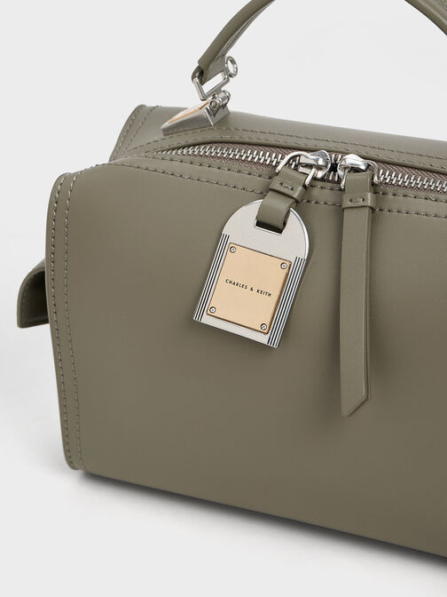 Austen Top Handle Bag, Khaki, hi-res