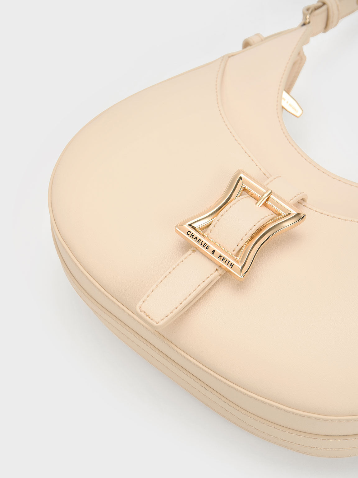 Beige Xanthe Hobo Bag CHARLES KEITH UK