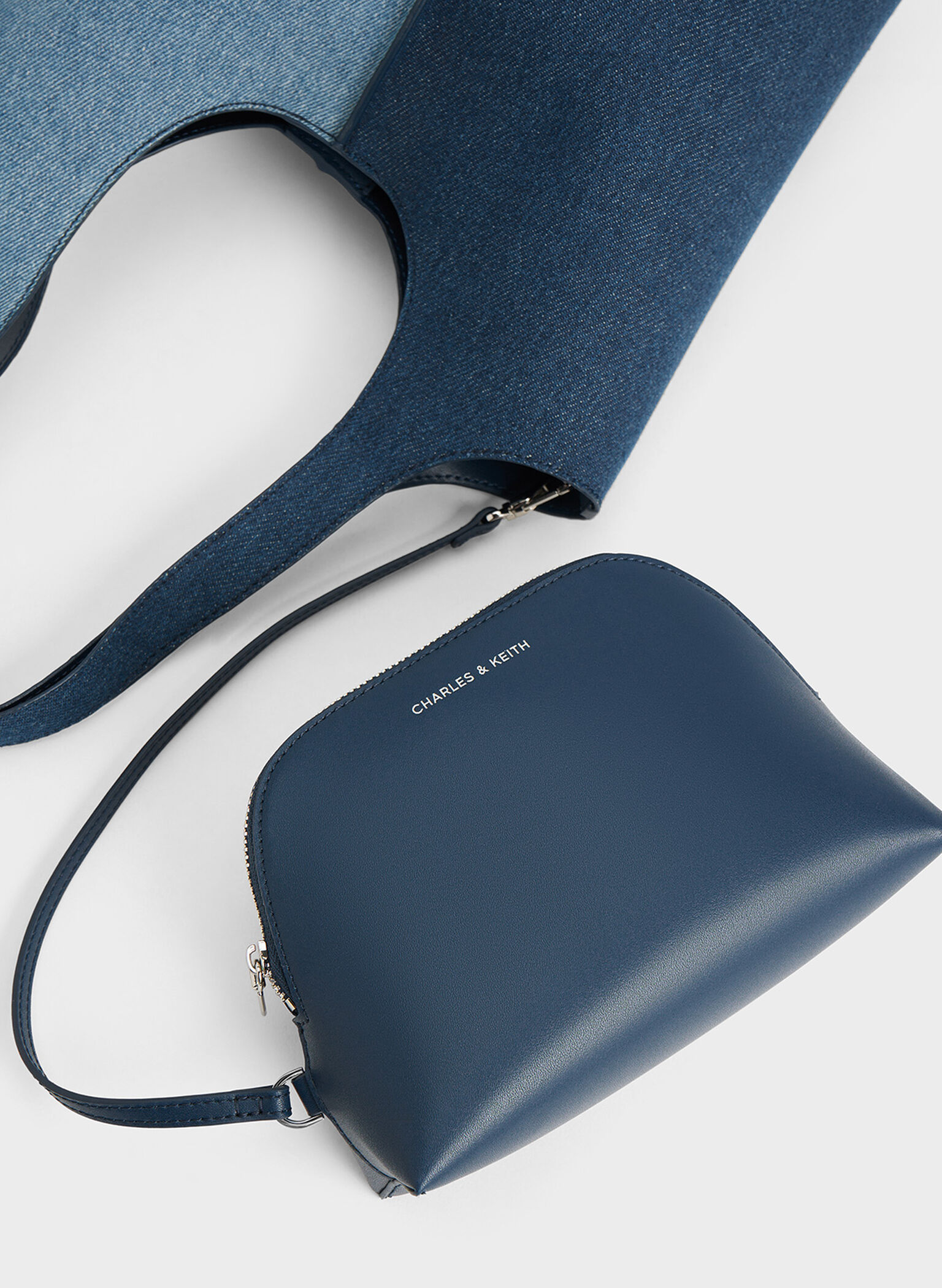 Large Arlys Tote Bag, Denim Blue, hi-res