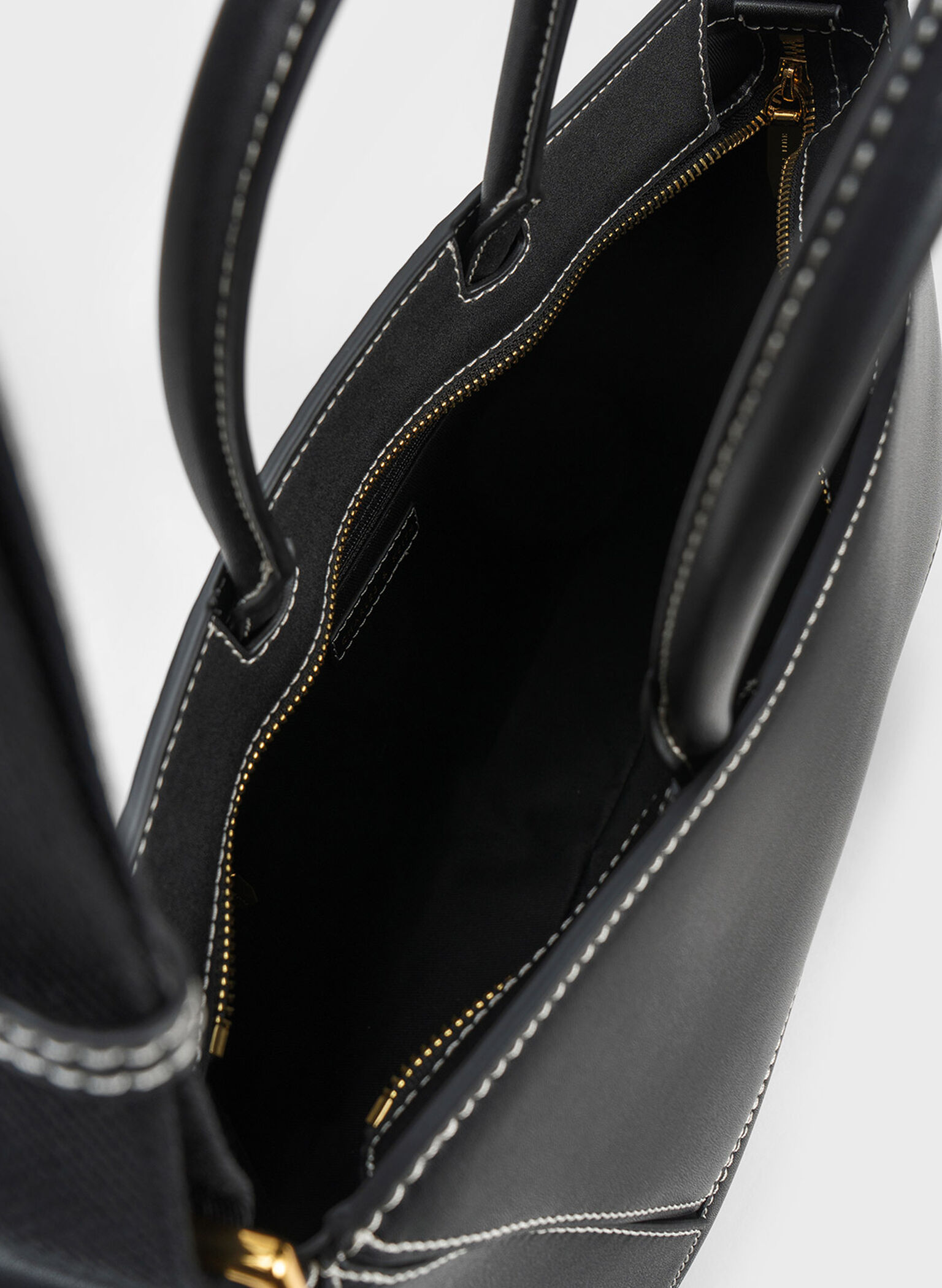 Nasrin Geometric Tote Bag, Black, hi-res