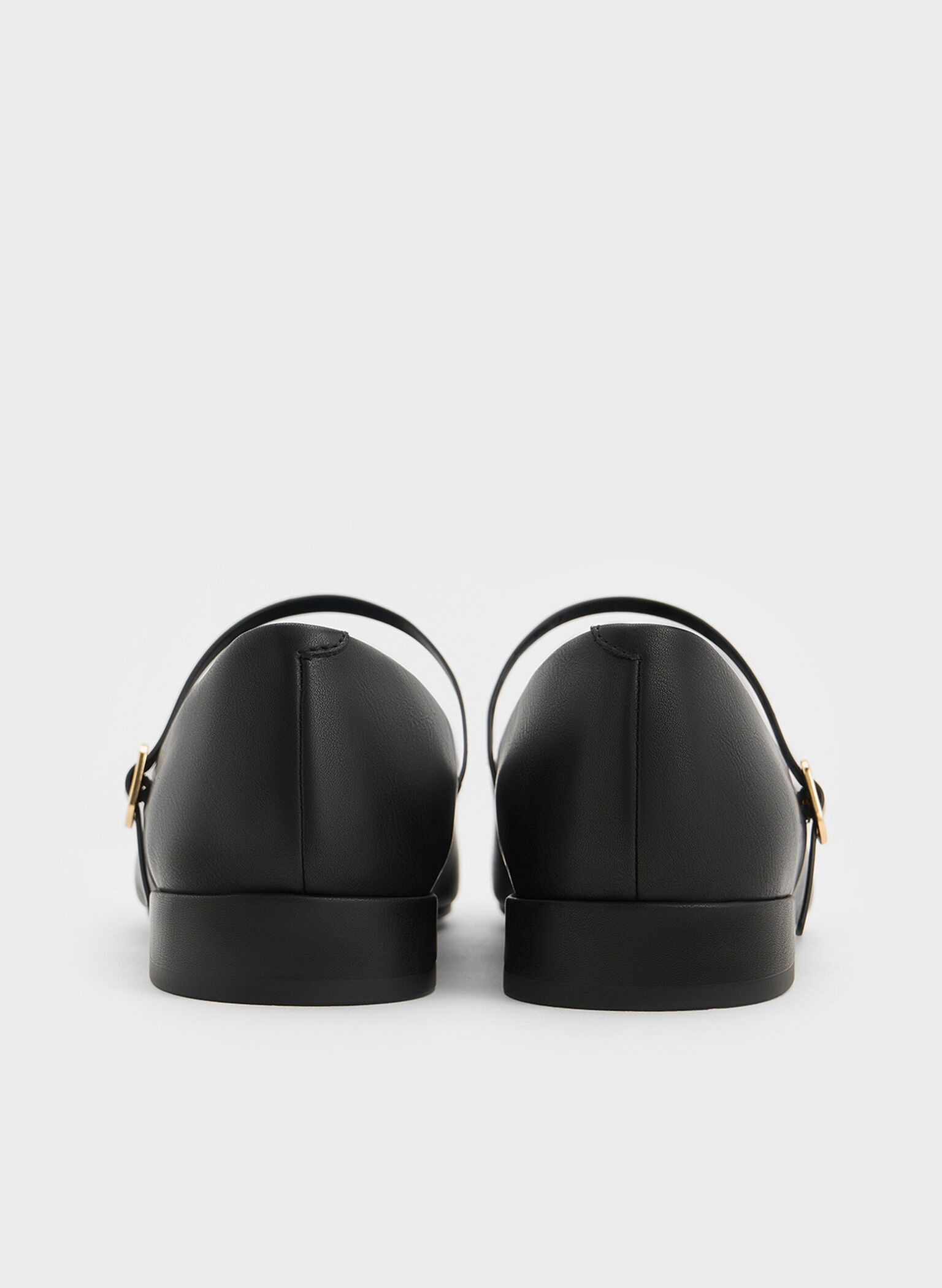 Gertrude Round-Toe Mary Janes, Black, hi-res