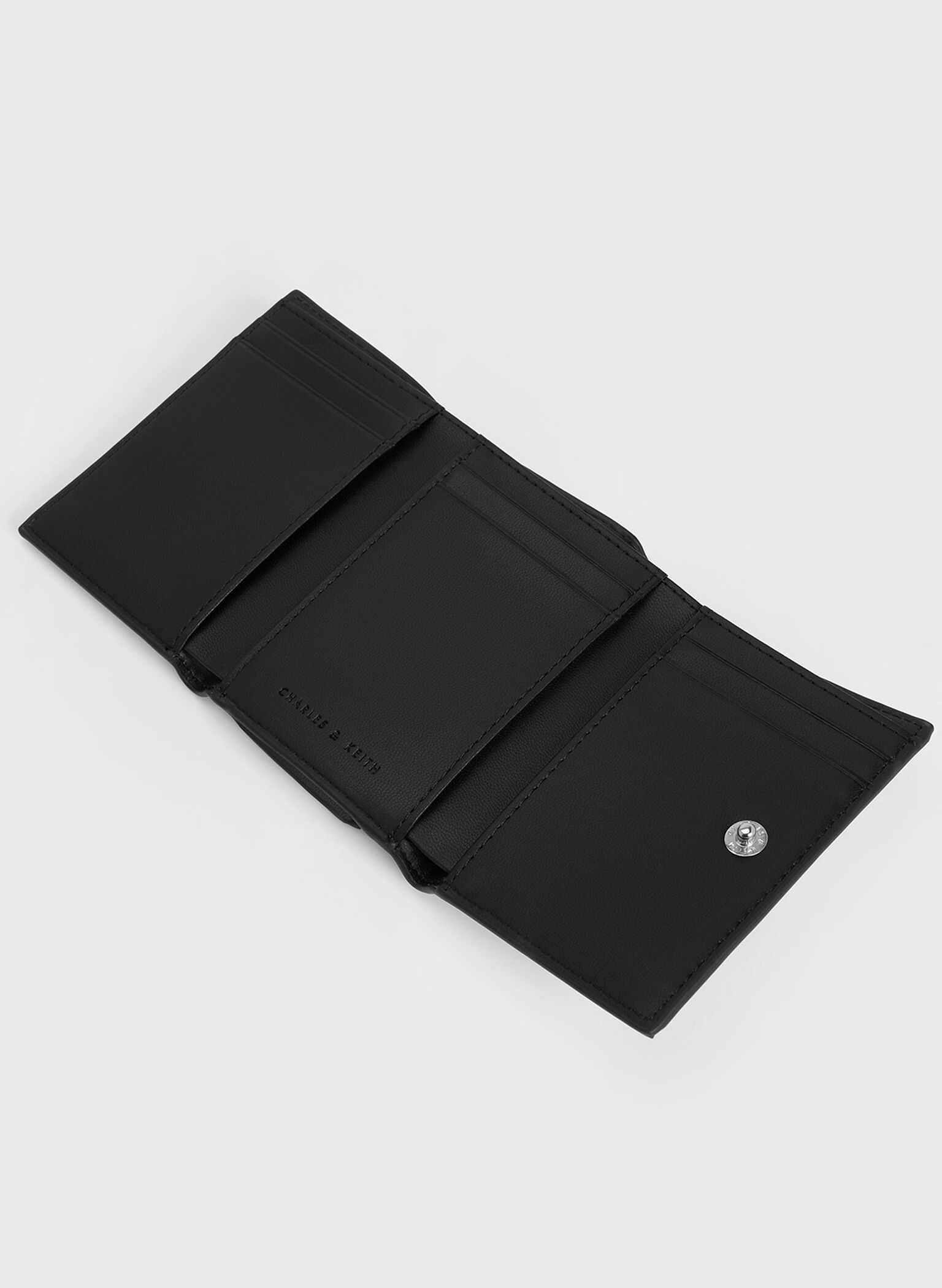 Nasrin Geometric Wallet, Noir, hi-res