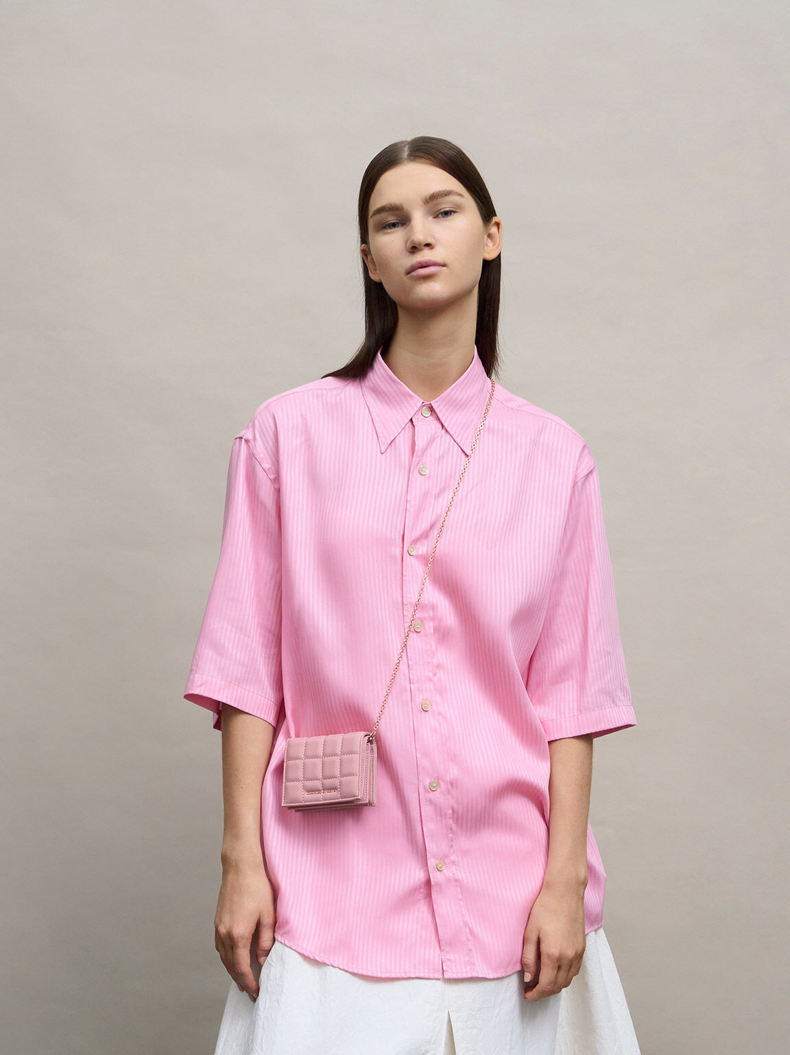 Charles and sales keith wallet pink