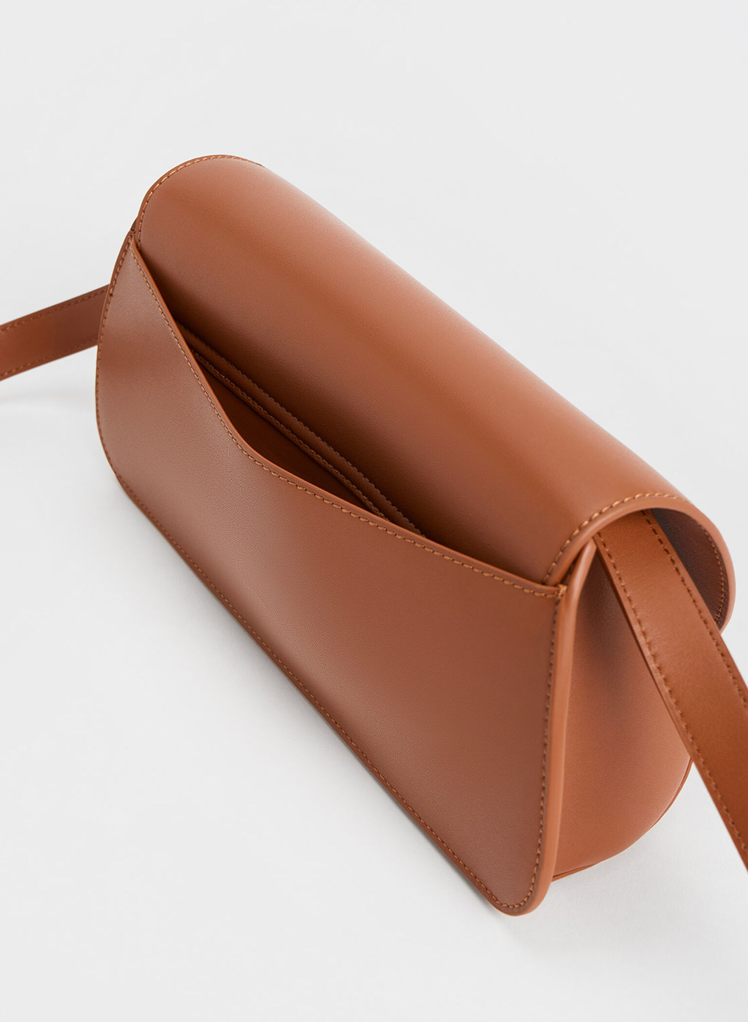 Cassiopeia Front Flap Shoulder Bag, Tan, hi-res