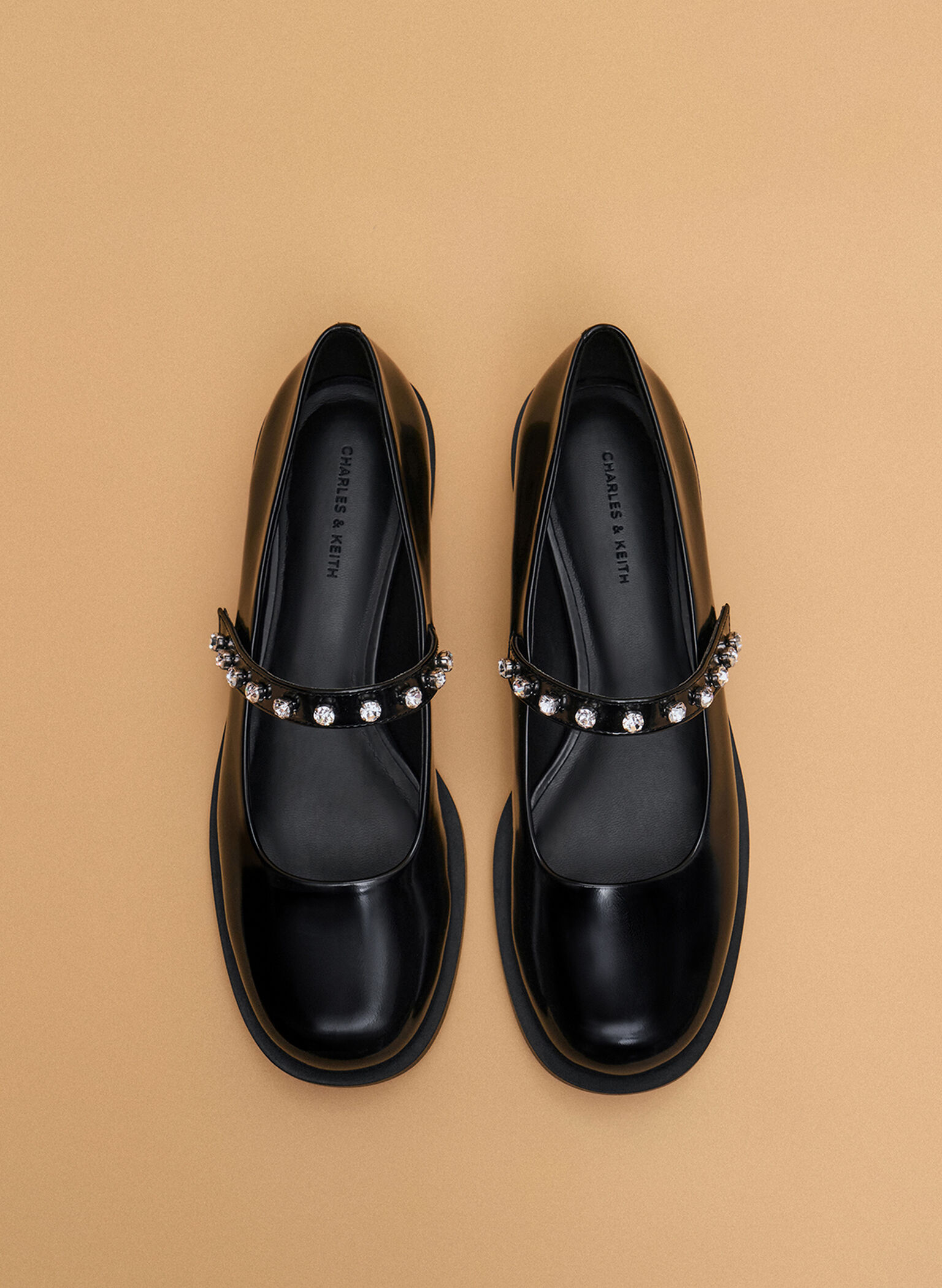 Gem-Encrusted Mary Janes, Black Box, hi-res