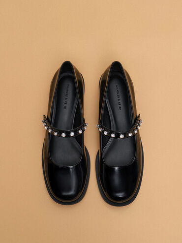 Gem-Encrusted Mary Janes, Black Box, hi-res