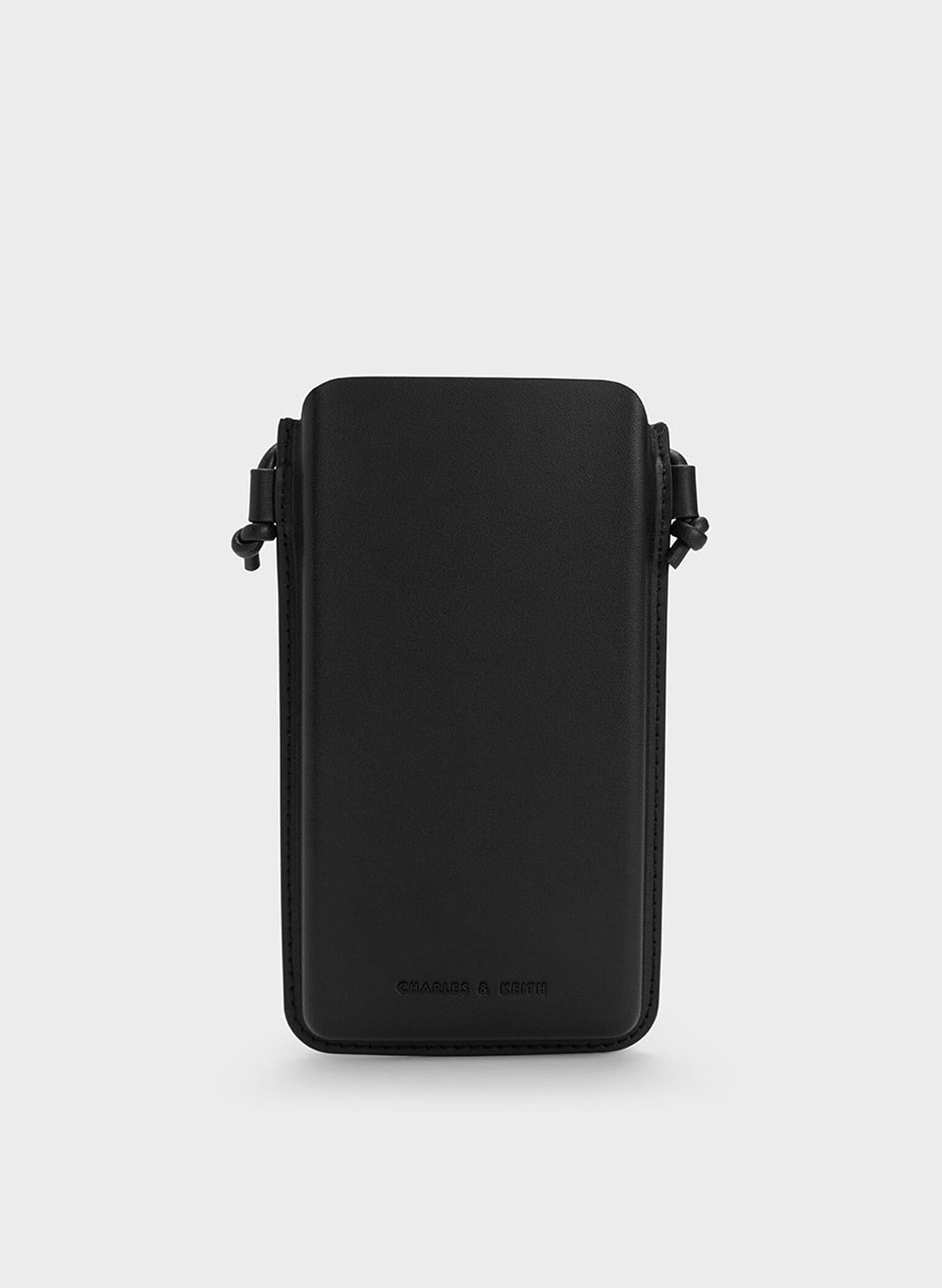 Camelia Phone Pouch, Black, hi-res