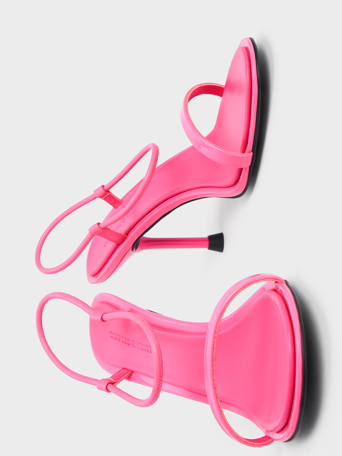 Pink strappy heels uk new arrivals