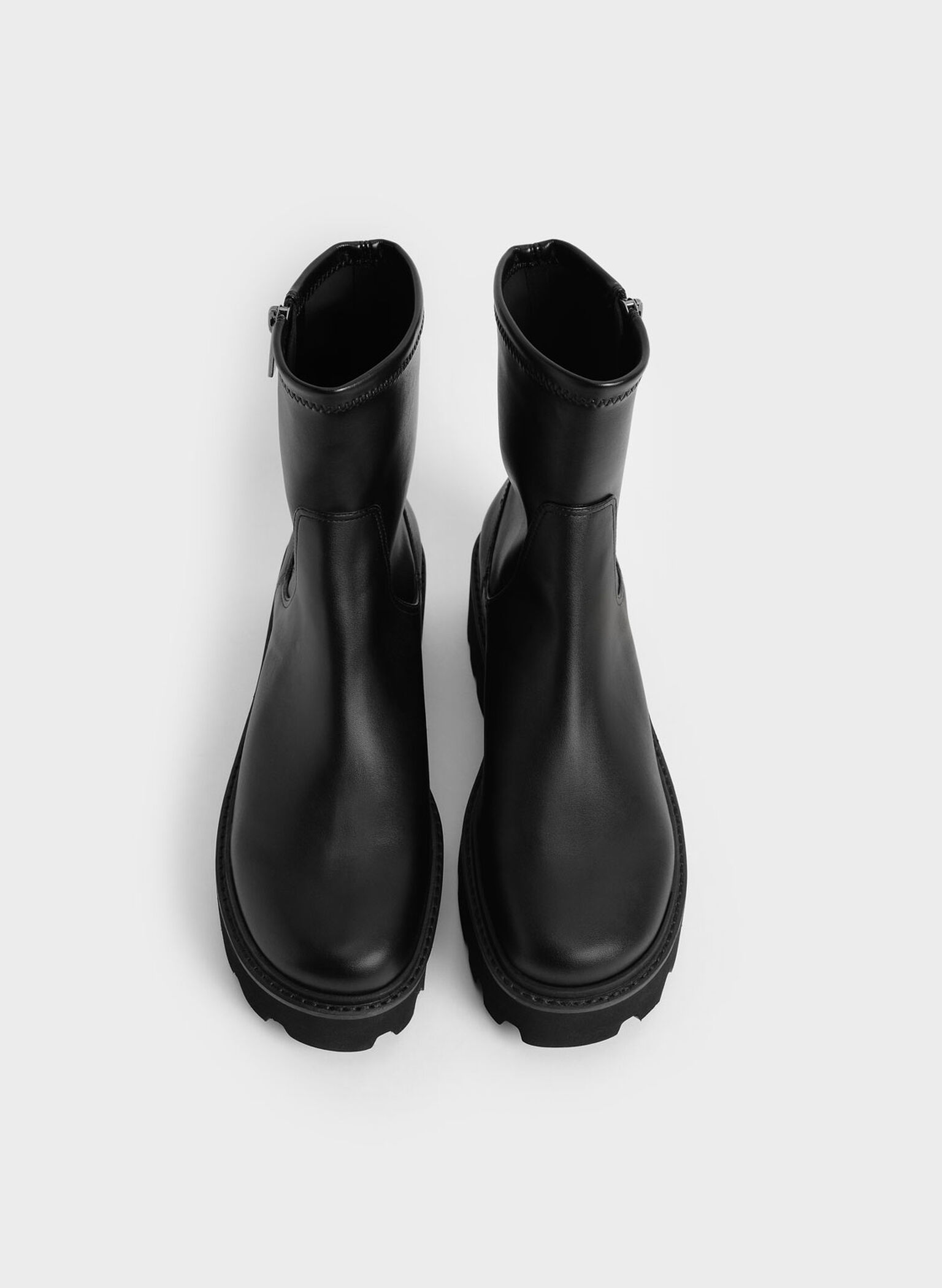 Imogen Side-Zip Ankle Boots, Black, hi-res