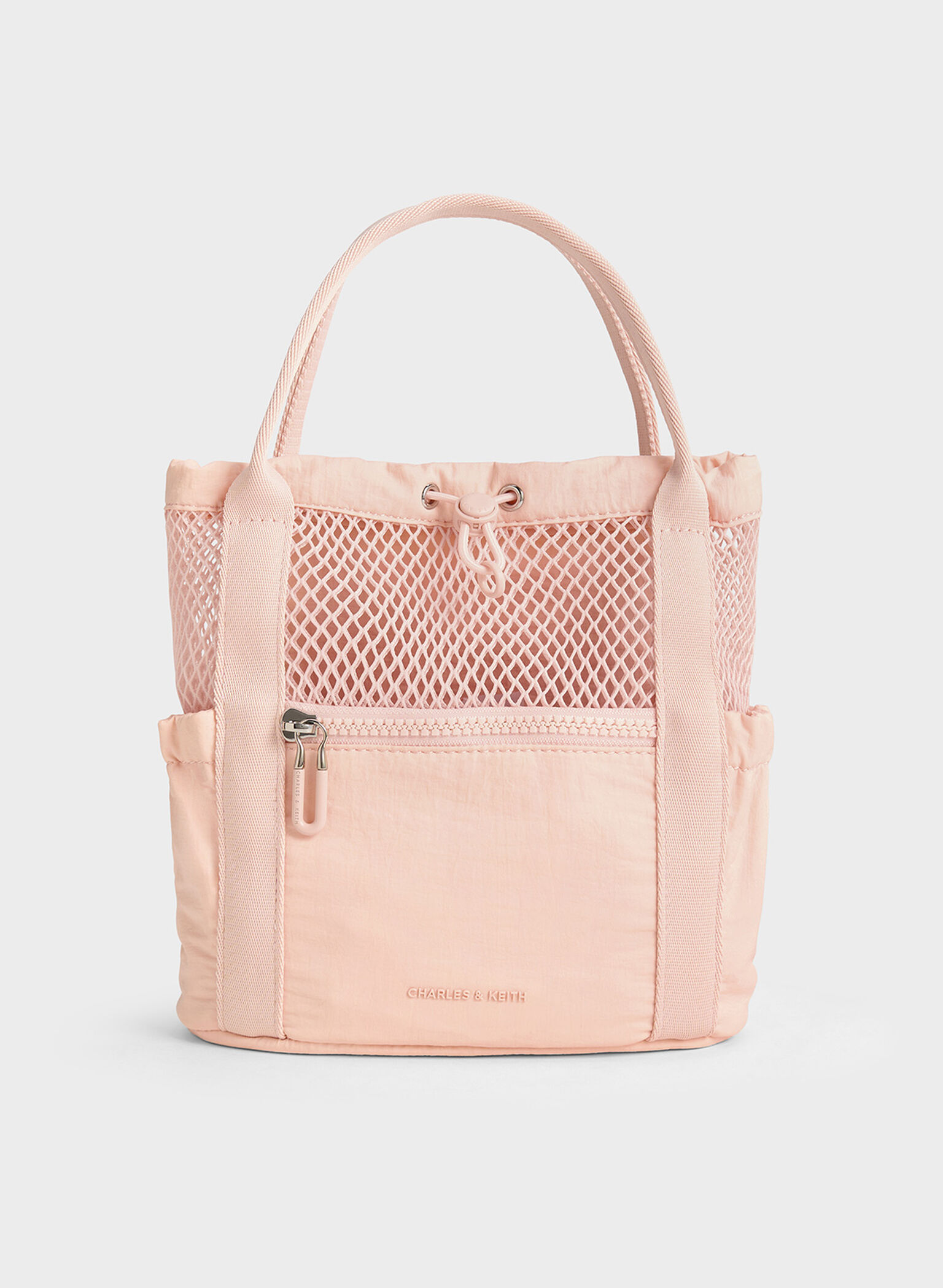 Terra Mesh & Nylon Multi-Way Bag, Light Pink, hi-res