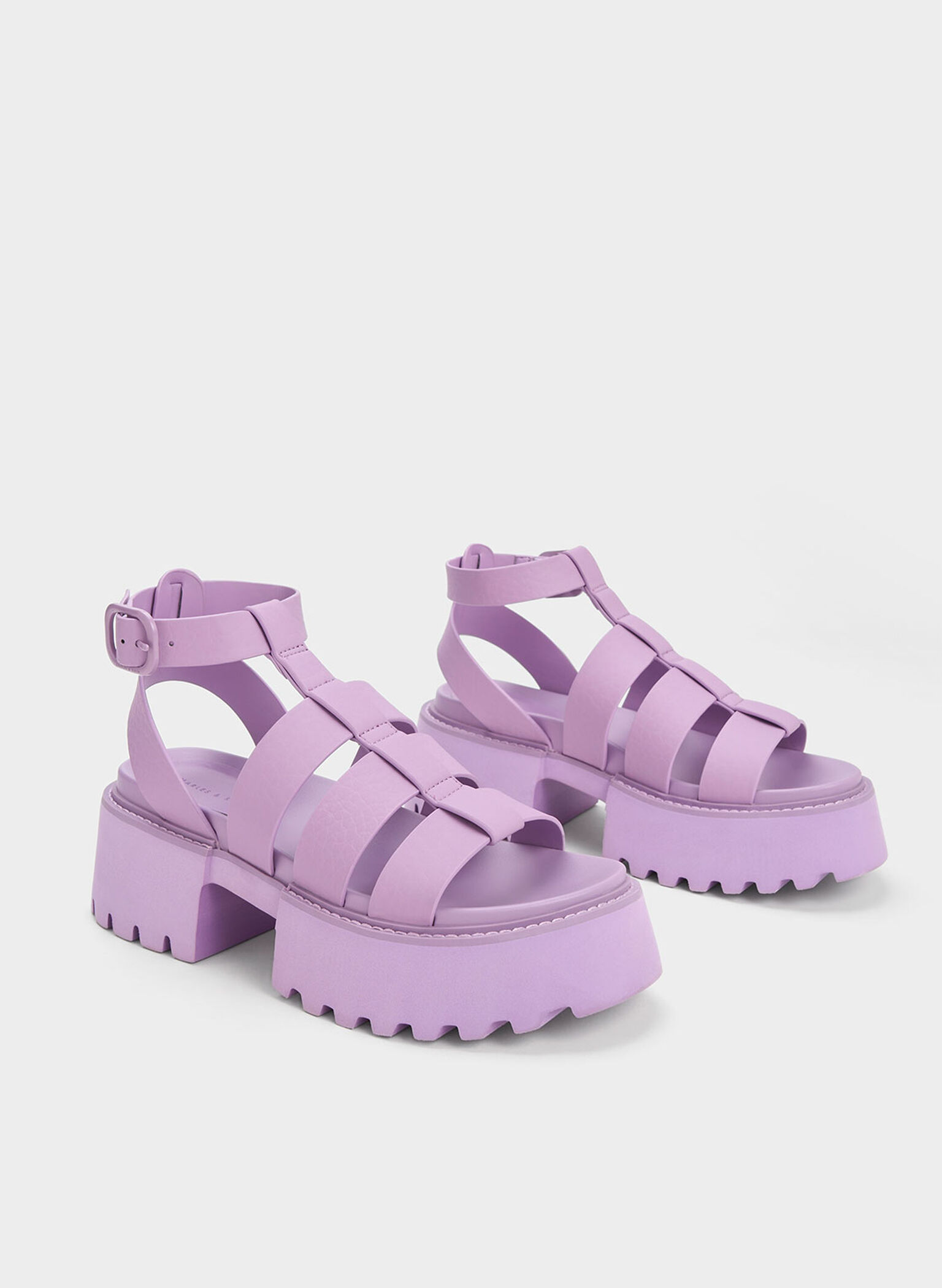 Nadine Gladiator Platform Sandals, Lilac, hi-res