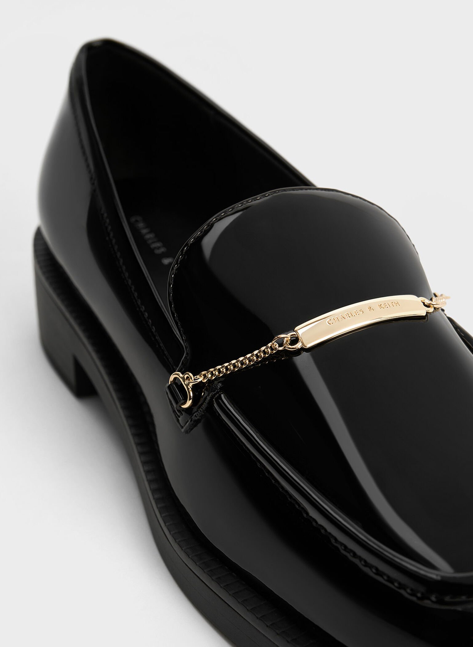 Lexie Metallic-Accent Loafers, Black Box, hi-res