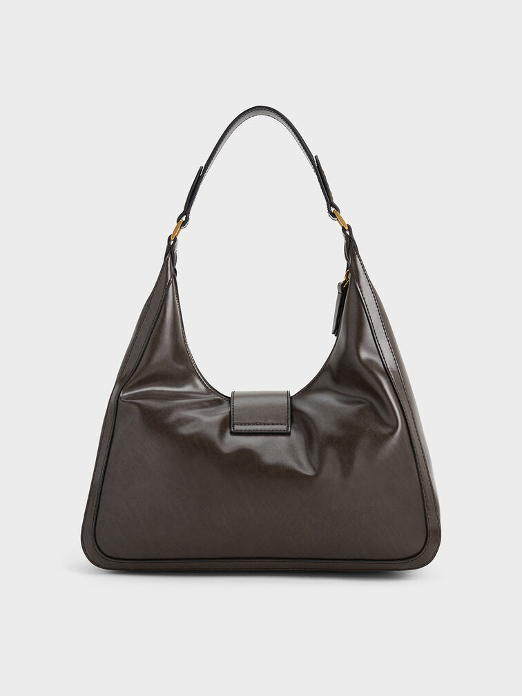 Charlot Hobo Bag, Dark Moss, hi-res