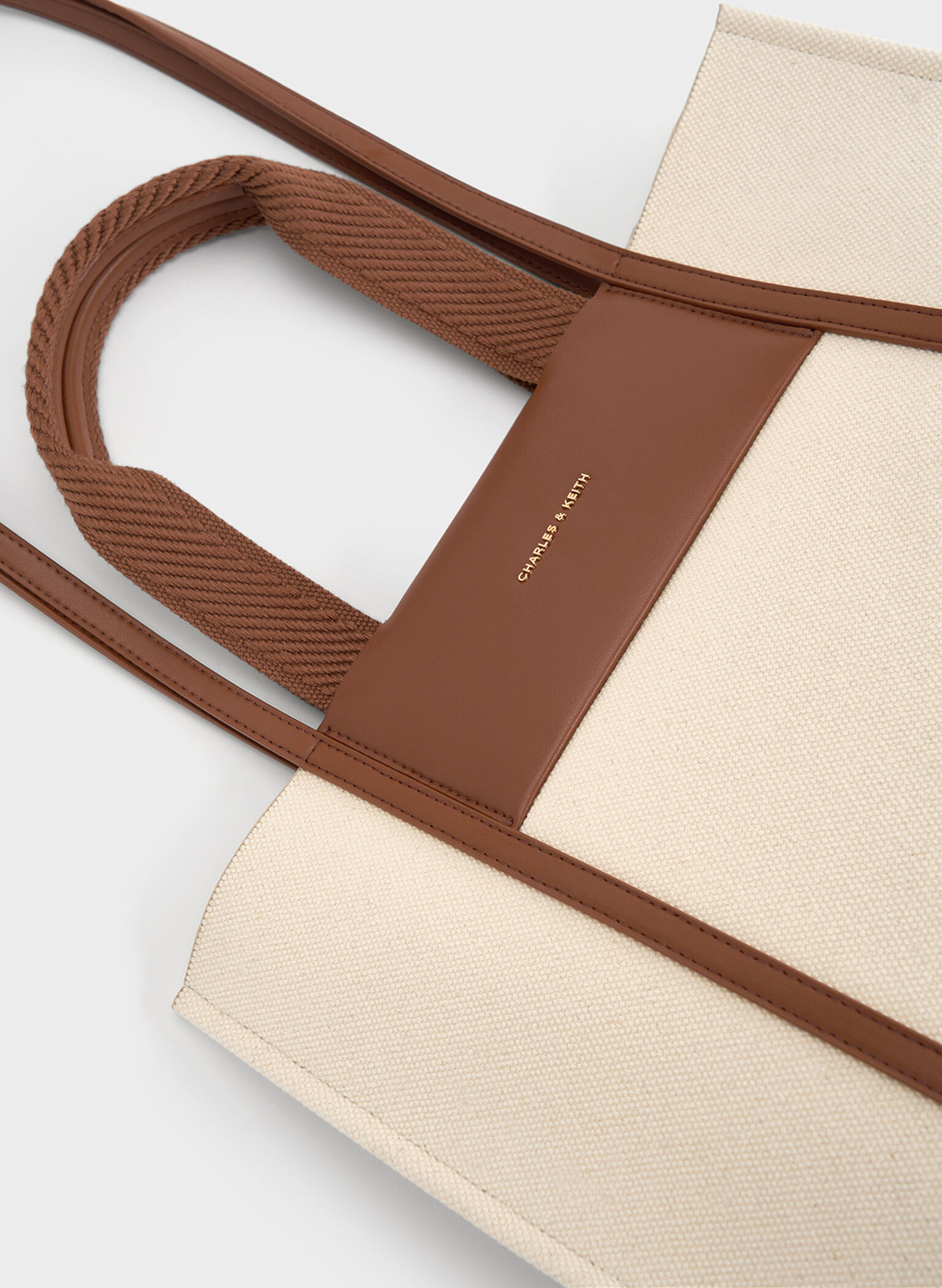 Shalia Canvas Tote Bag, Beige Canvas, hi-res