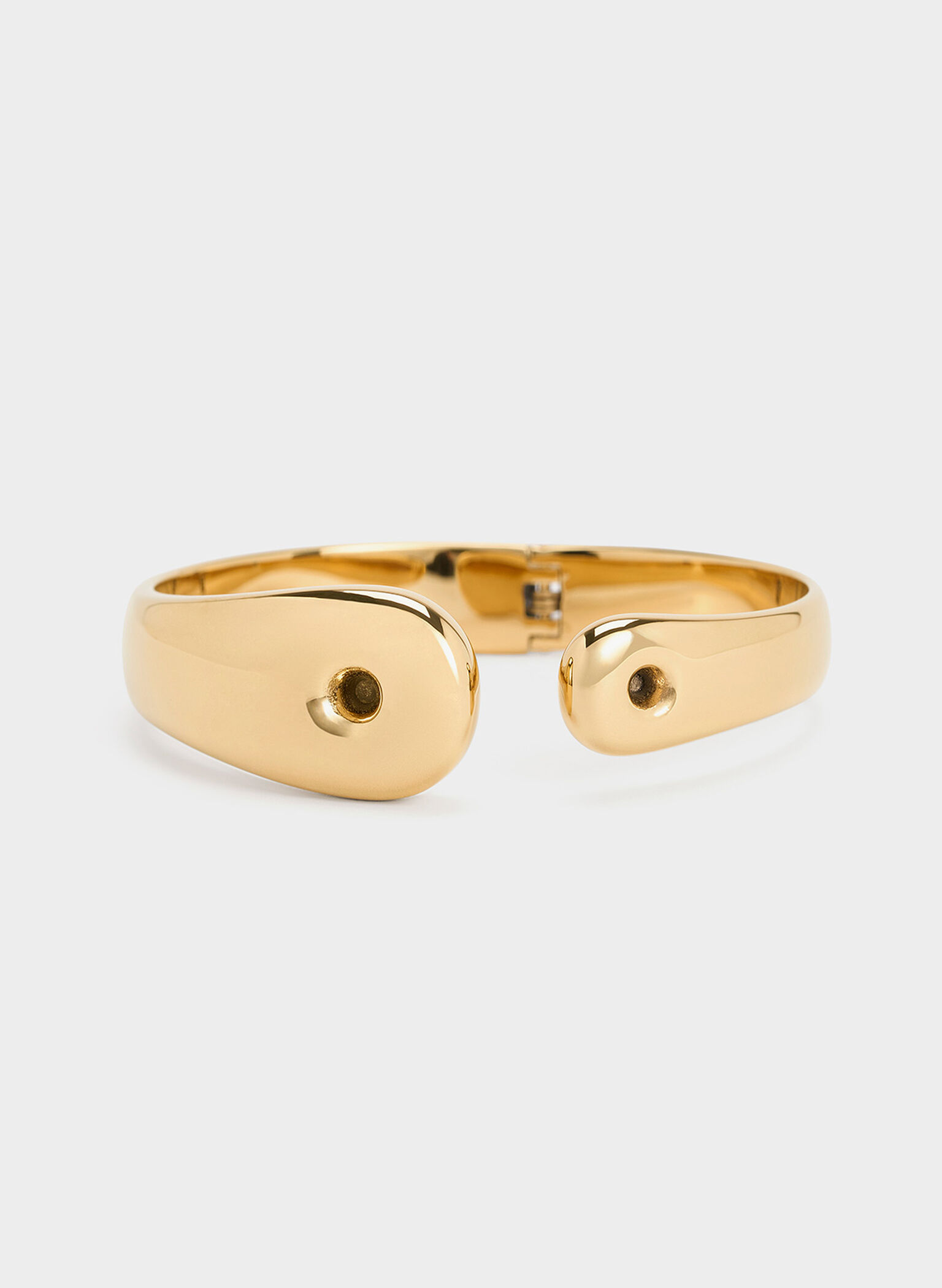 Eimear Cuff Bangle, Gold, hi-res