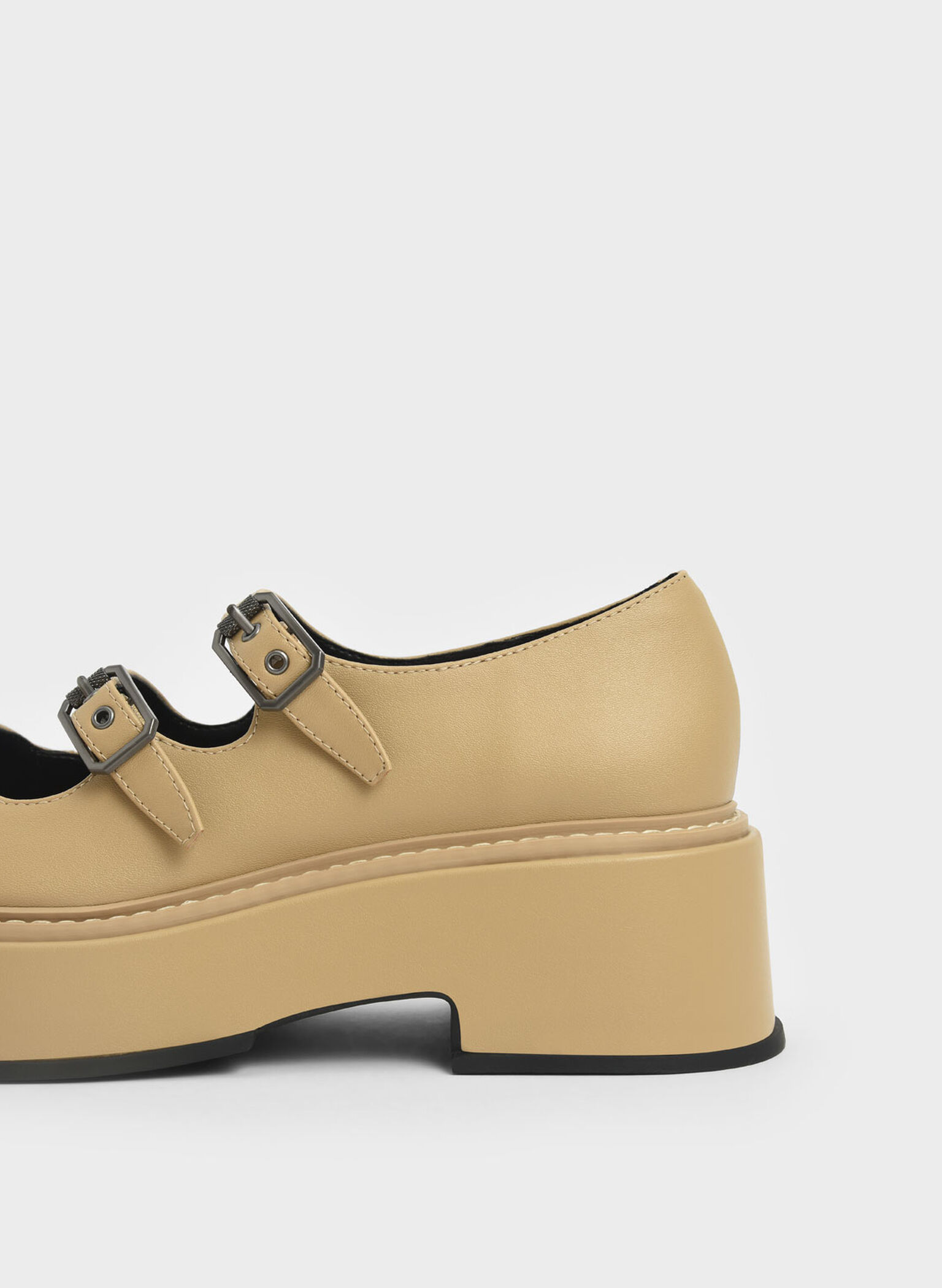Frankie Platform Mary Janes​, Sand, hi-res