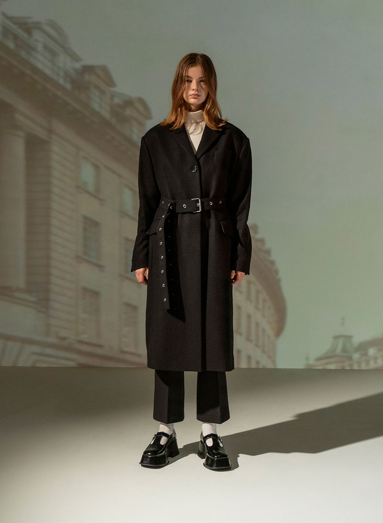 Platform T-Bar Mary Janes, Black, hi-res