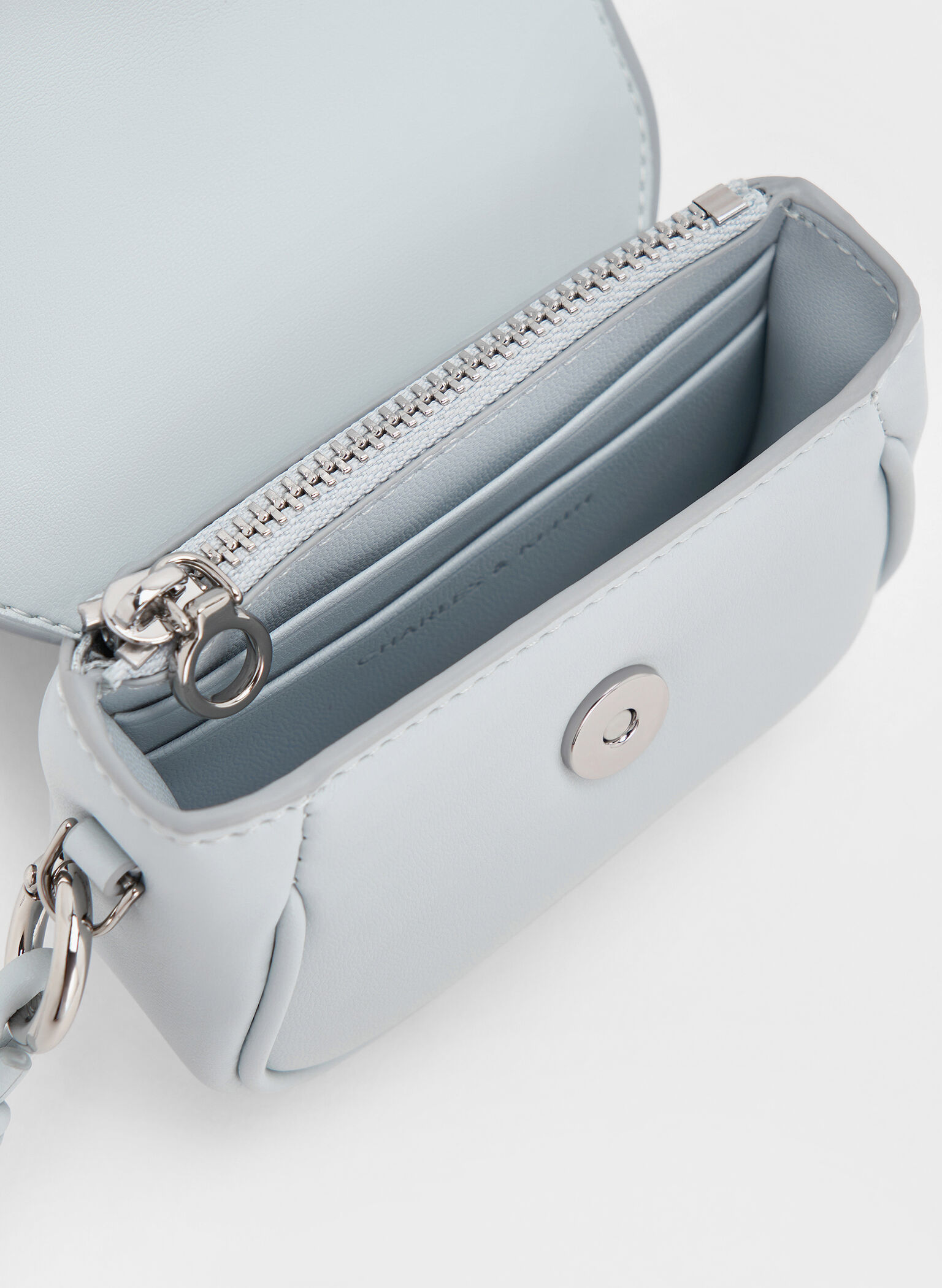 Sammie Knotted-Strap Wristlet, Sea Salt Blue, hi-res