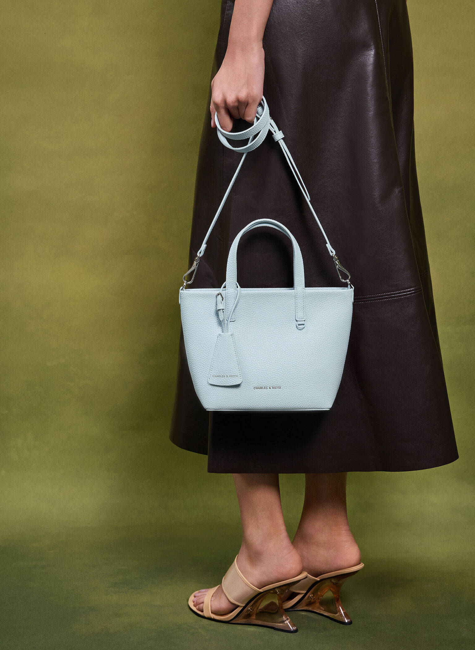 Mini Beryl Tote Bag, Sea Salt Blue, hi-res