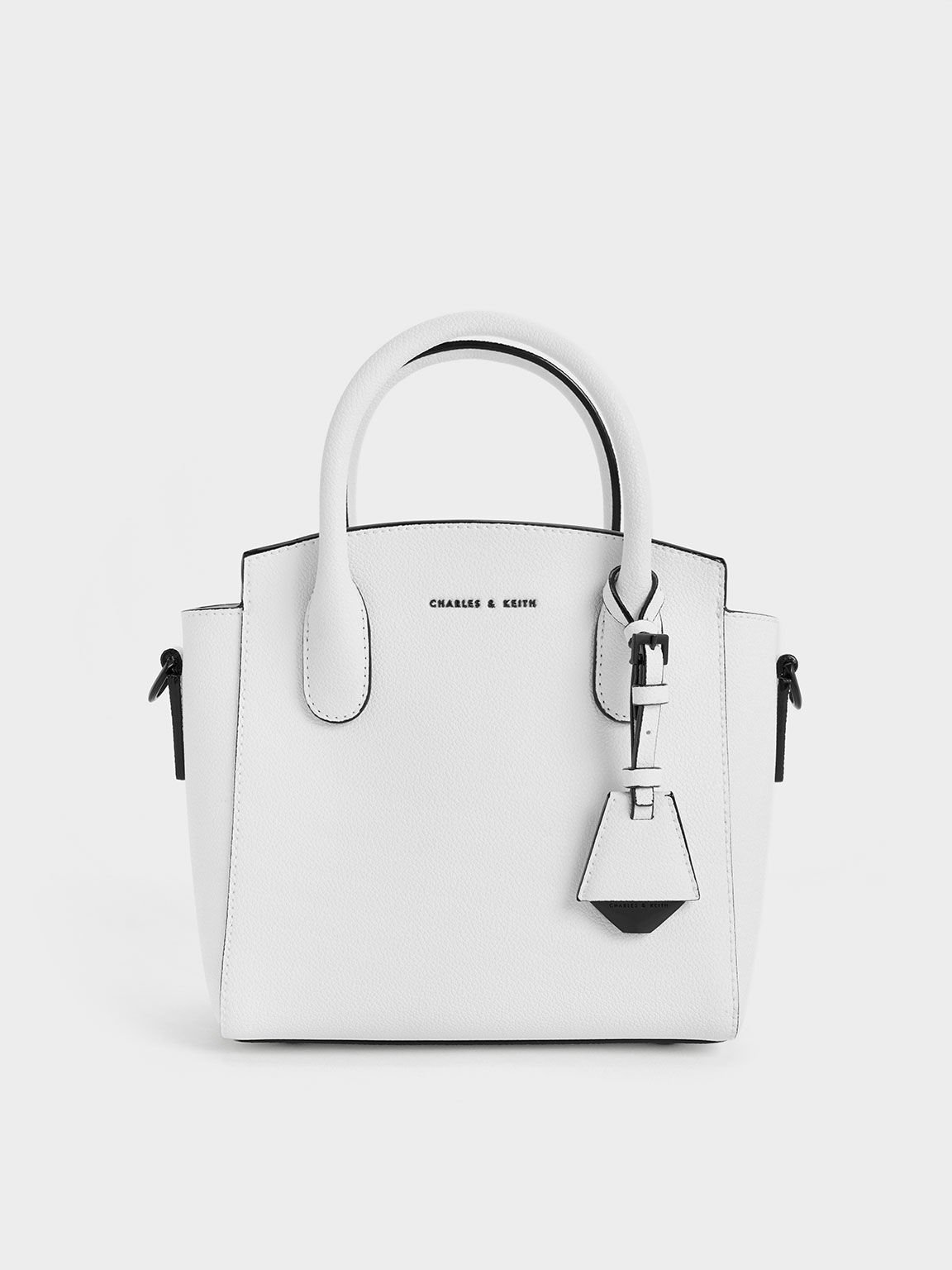Charles and keith bag white discount